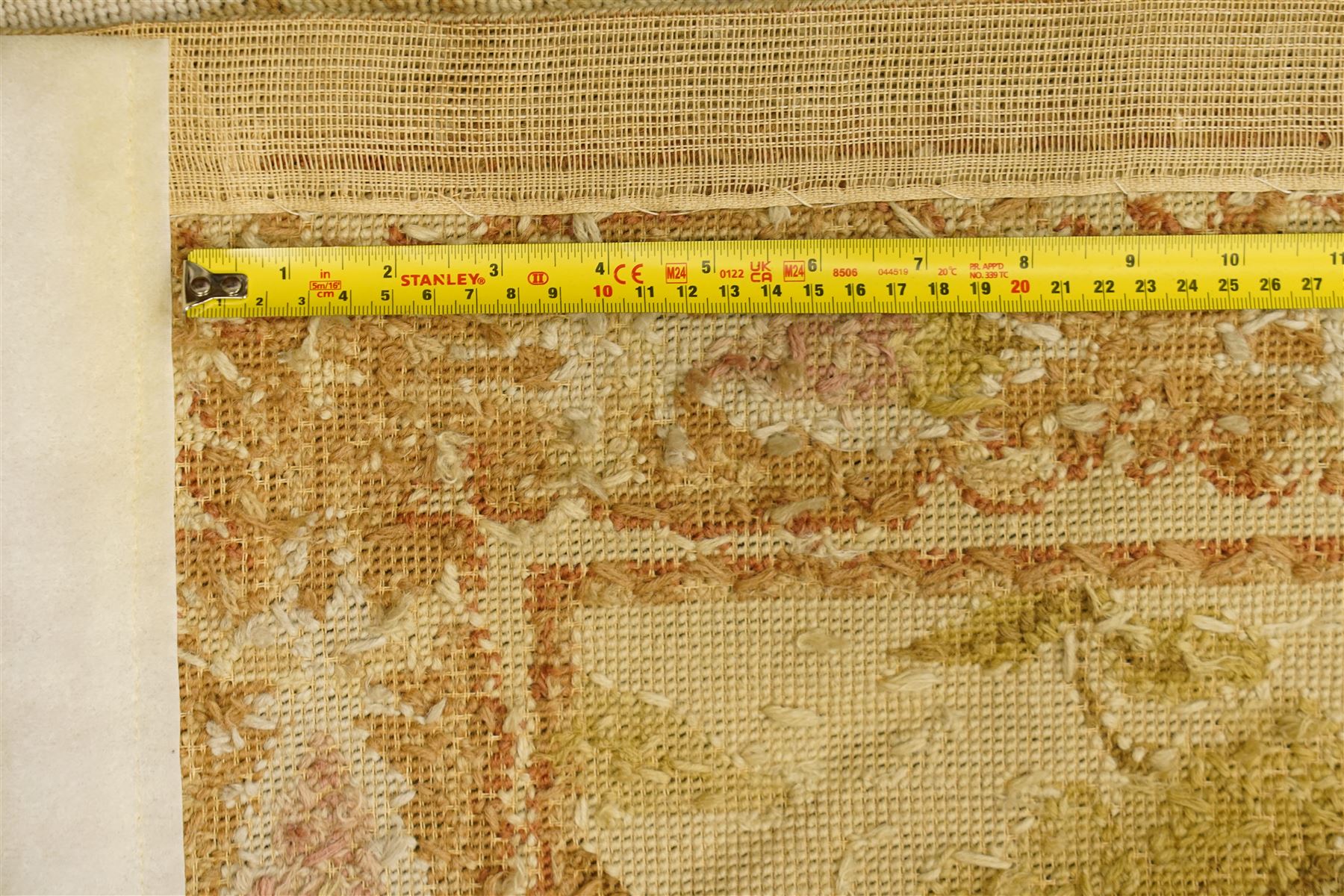 Two tapestries (Green 155cm, 91cm, 180cm, 125cm)
