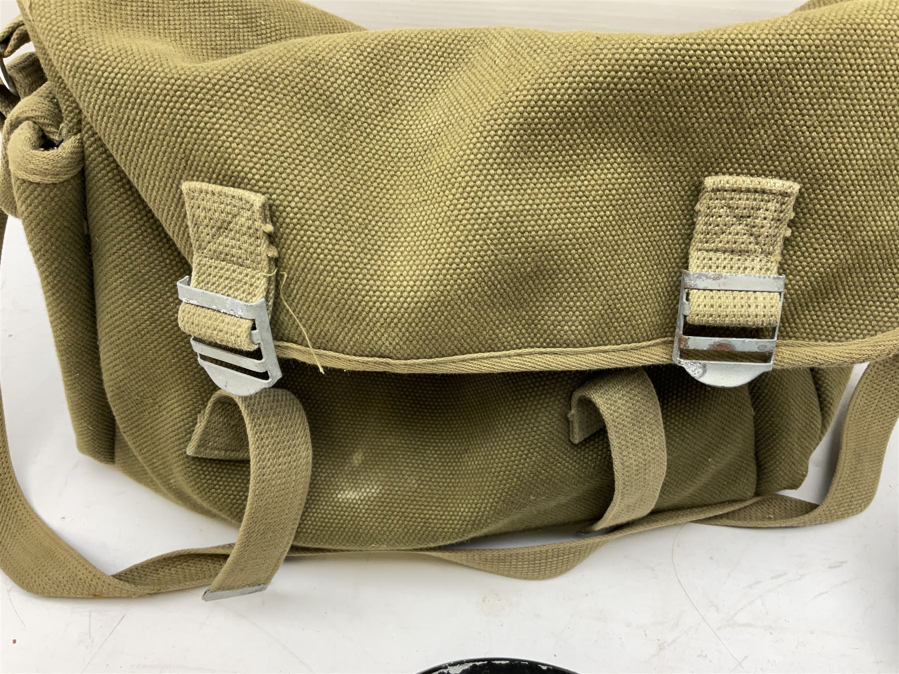 Fishing tackle, including 'The Gnat' fly reel, Alvey 4 1/2 inch reel, Paramount 4 1/2 inch reel, other fishing reels, various fishing flies and other similar items in a carry bag 