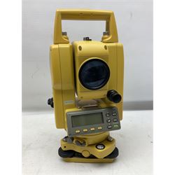 Topcon land surveying equipment - GTS 226 Electronic Total Station, serial no.UN4962; in carrying case with charger and spare battery; together with Leica tripod (2)