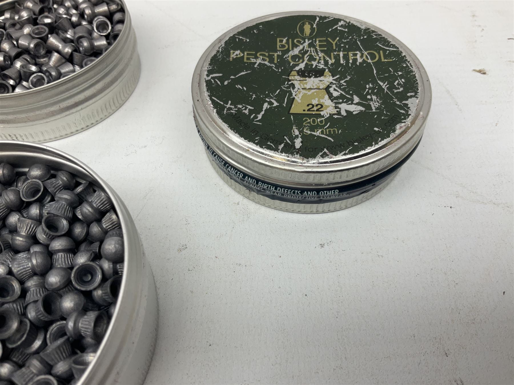 Webley Hurricane .22 air pistol with over lever action and thumb safety L27cm; Webley Premier .22 air pistol with over lever action No.816; part Diana model 2 air pistol; and quantity of .22 pellets in three tins