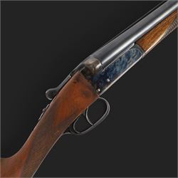 AYA Yeoman 20 bore double trigger, boxlock, side by side double barrel shotgun with 68.5cm...