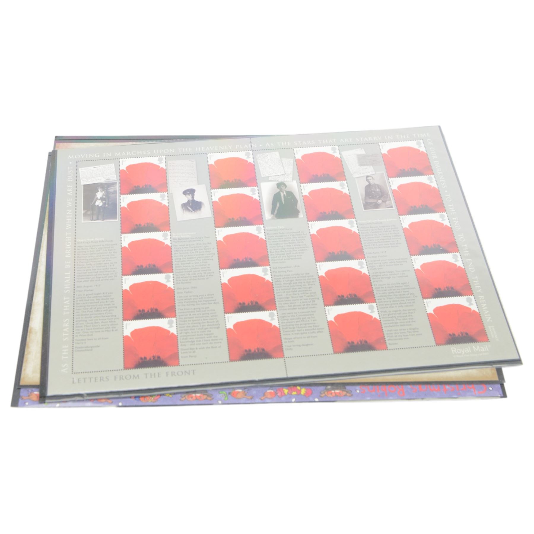 Queen Elizabeth II mint decimal stamps, all in smiler sheets, face value of usable postage approximately 350 GBP