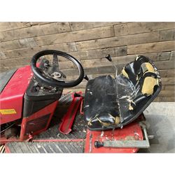 Countax K18 Twin ride on lawnmower 42” cut, with trailer and attachment 