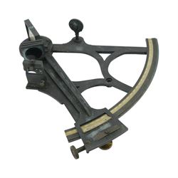 19th century Imray & Son lacquered brass sextant with ivory scale, contained within a mahogany case, inscribed Imray & Son 89 & 102 Minories
This item has been registered for sale under Section 10 of the APHA Ivory Act