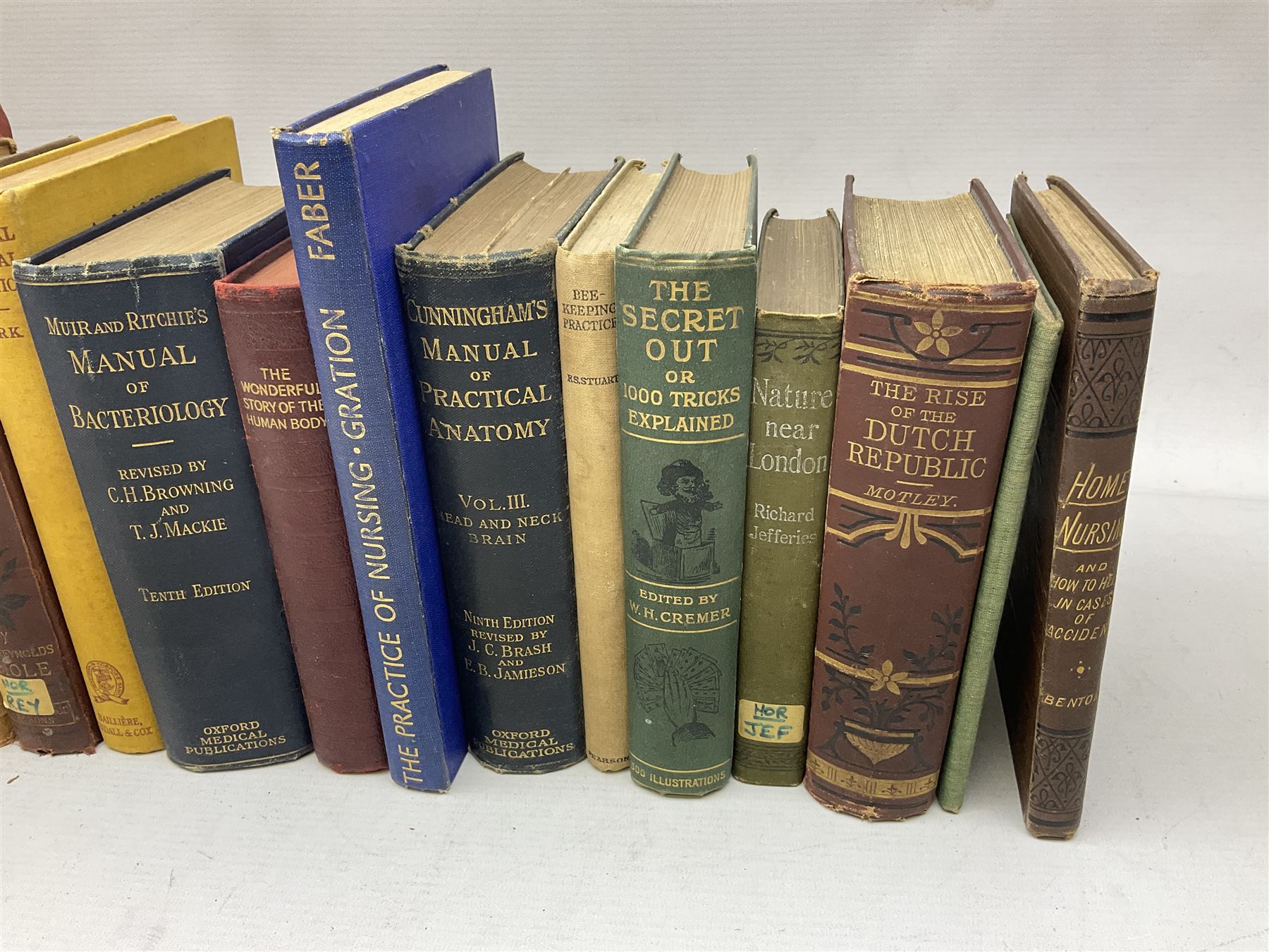 Richie, Ewing J; The Life and Times of W.E Gladstone by J Ewing Ritchie, six volumes, Walter Scott, B; The Imperial edition of the Waverley Novels, two volumes, Stebbing M.E; colour of the Garden and other books, in two boxes