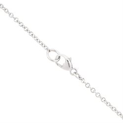 Platinum ruby diamond cluster pendant necklace, single oval cut ruby in a four claw 18ct rose gold setting of approx 0.58 carat, surrounded by two rows of round brilliant cut diamonds, London 2018, total diamond weight approx 0.84 carat, with Alan Poultney Gems report