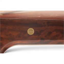 Dyrlund - contemporary Santos rosewood coffee table, floating design, square top of elegant design with clean lines and chamfered square legs 