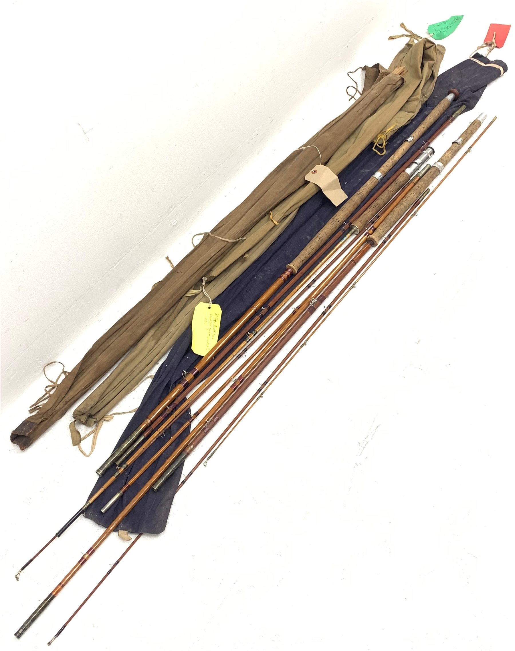 Three vintage cane fishing rods including Wimborne by F | Gym, Outdoor  Leisure & Sports Equipment | 6695