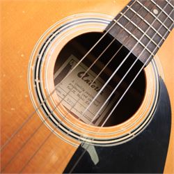 Antoria model SW115 acoustic guitar, in soft case
