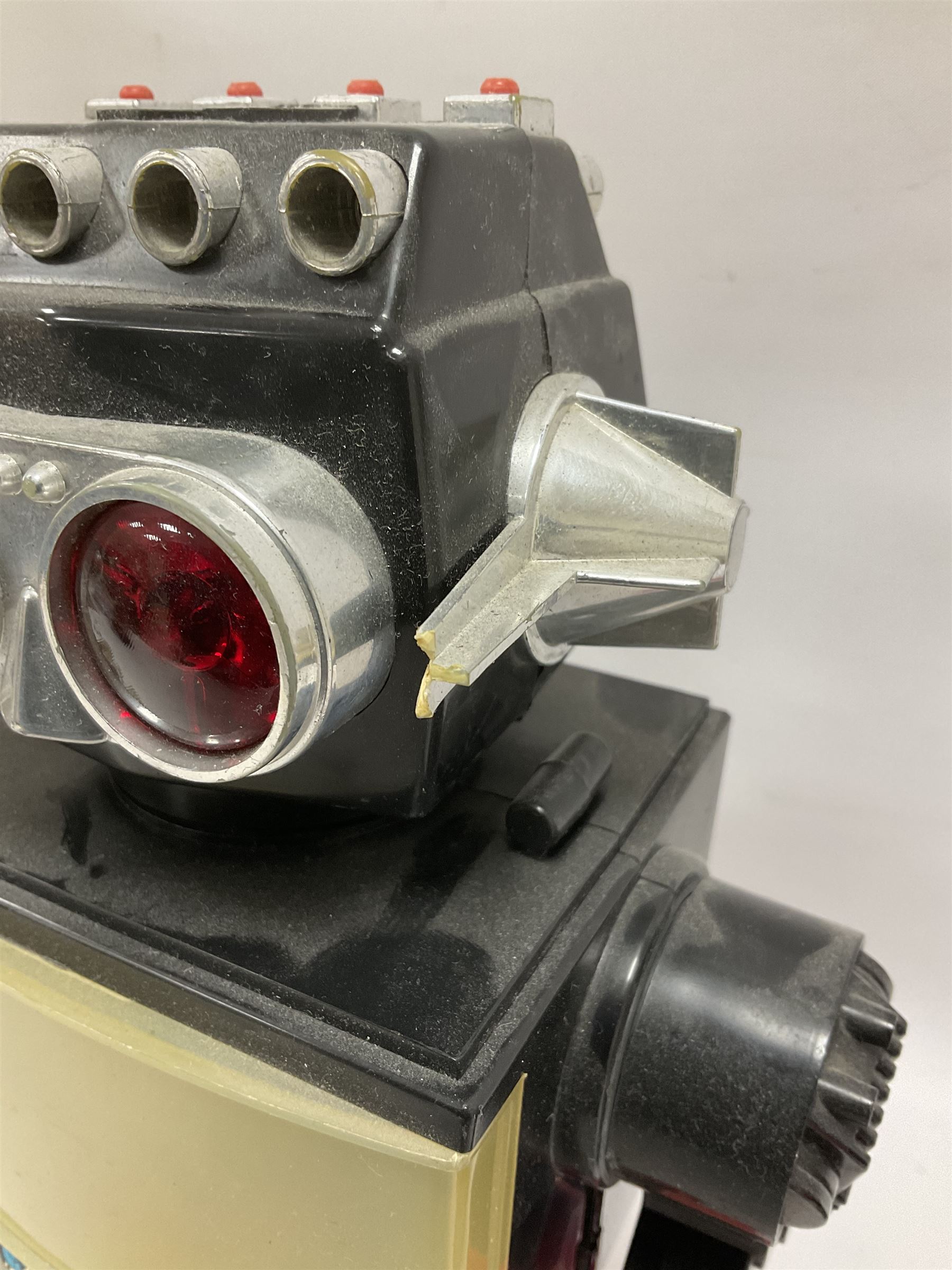 'Lost in Space' robot by Newline Productions; and three unopened  'Lost in Space' carded models; and five other robots comprising Tommy The Atomic Robot; Saturn The 13