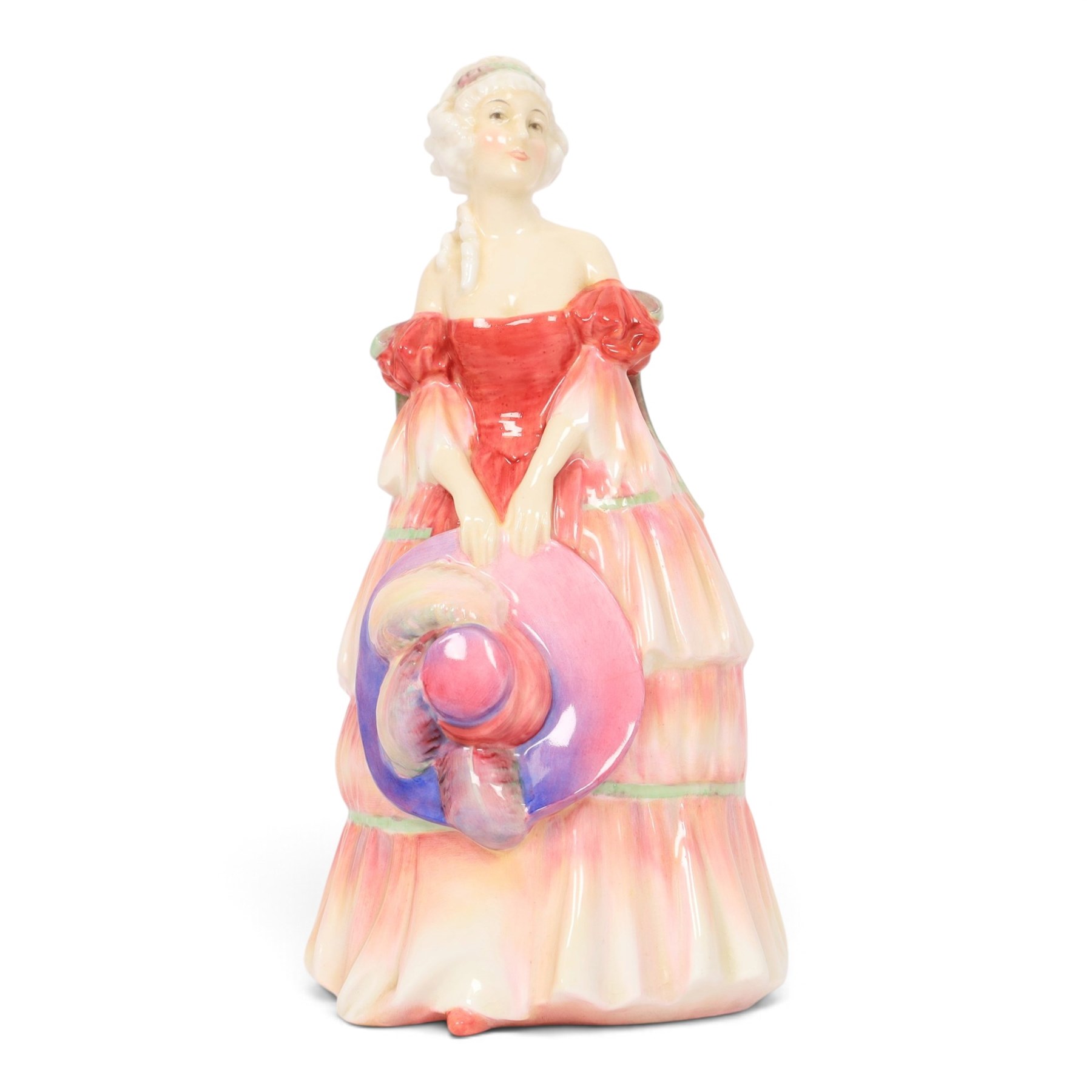 Four Royal Doulton figures, comprising Veronica HN1517, June HN2027, Easter Day HN2039, Springflowers HN1807