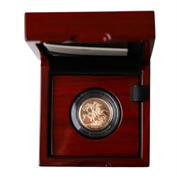 King Charles III 2024 gold proof full sovereign coin, cased and boxed with certificate