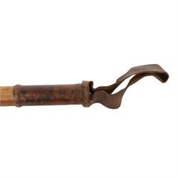 WWI trench club or cosh, with leather strap, L40cm