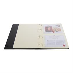 Westminster 'Kings & Queens of Britain Coronation Collection', set of twenty-two coin covers featuring reproductions of notable British coins, housed in two ring binder folders