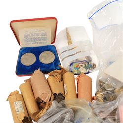 Approximately 1300 grams of Great British pre-1947 silver coins
