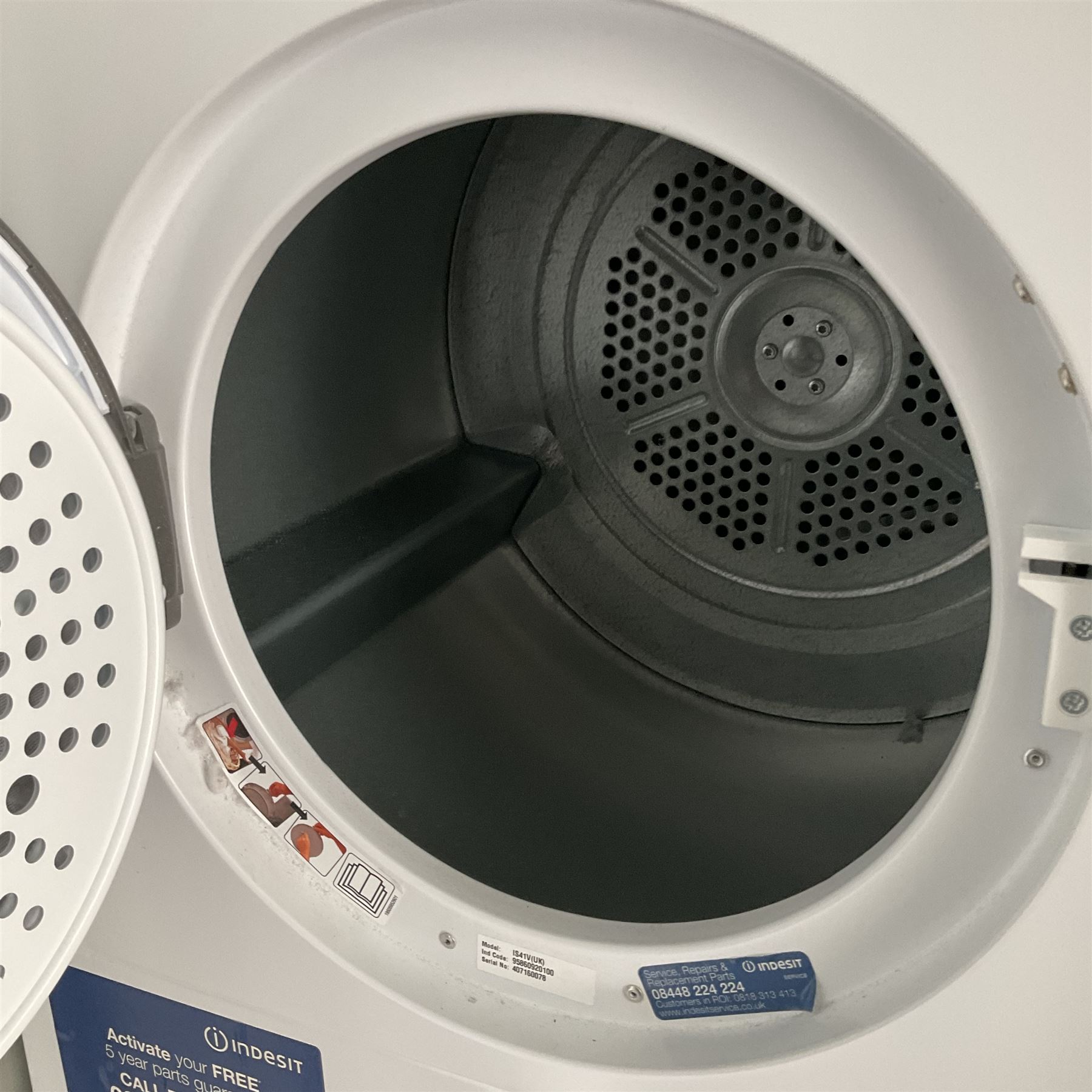 Indesit 4kg vented tumble dryer and BEKO slimline WTK62051W 6kg 120rpm washing machine  - THIS LOT IS TO BE COLLECTED BY APPOINTMENT FROM DUGGLEBY STORAGE, GREAT HILL, EASTFIELD, SCARBOROUGH, YO11 3TX