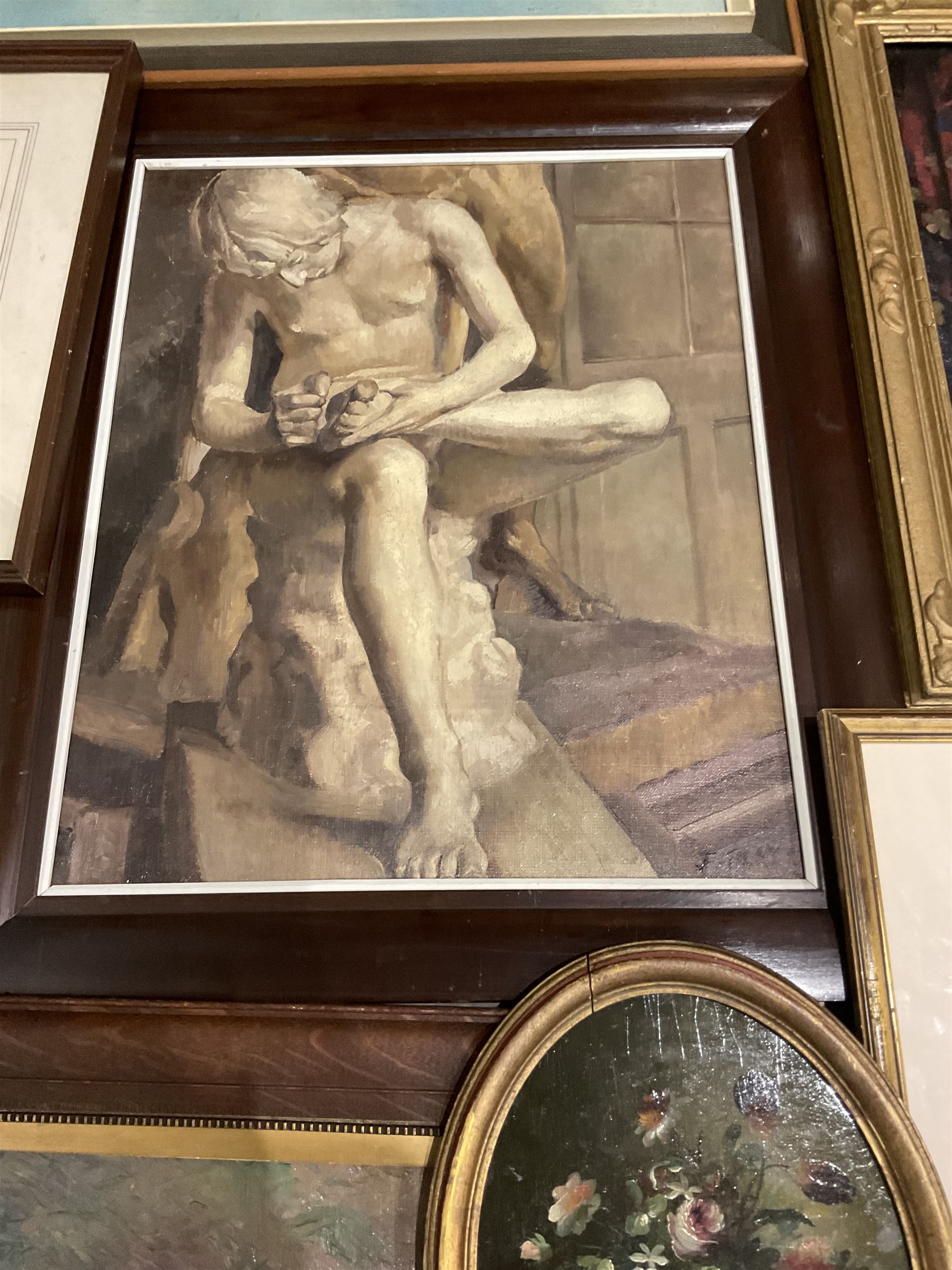 Collection of paintings in various media, artists including George Stanfield Walters, Fred Baird, Ronald Pawson, Alan Stuttle, Lila Miller, etc (14)