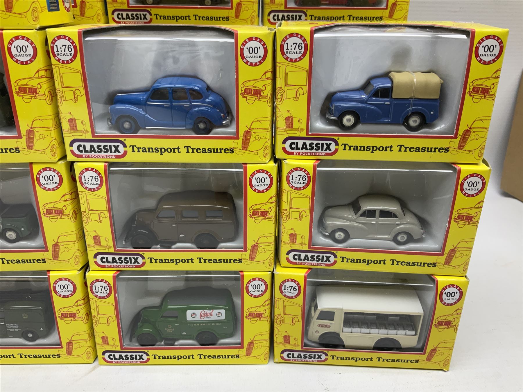 Seventy Classix Transport Treasures 1:76 scale die-cast models, all boxed (70)