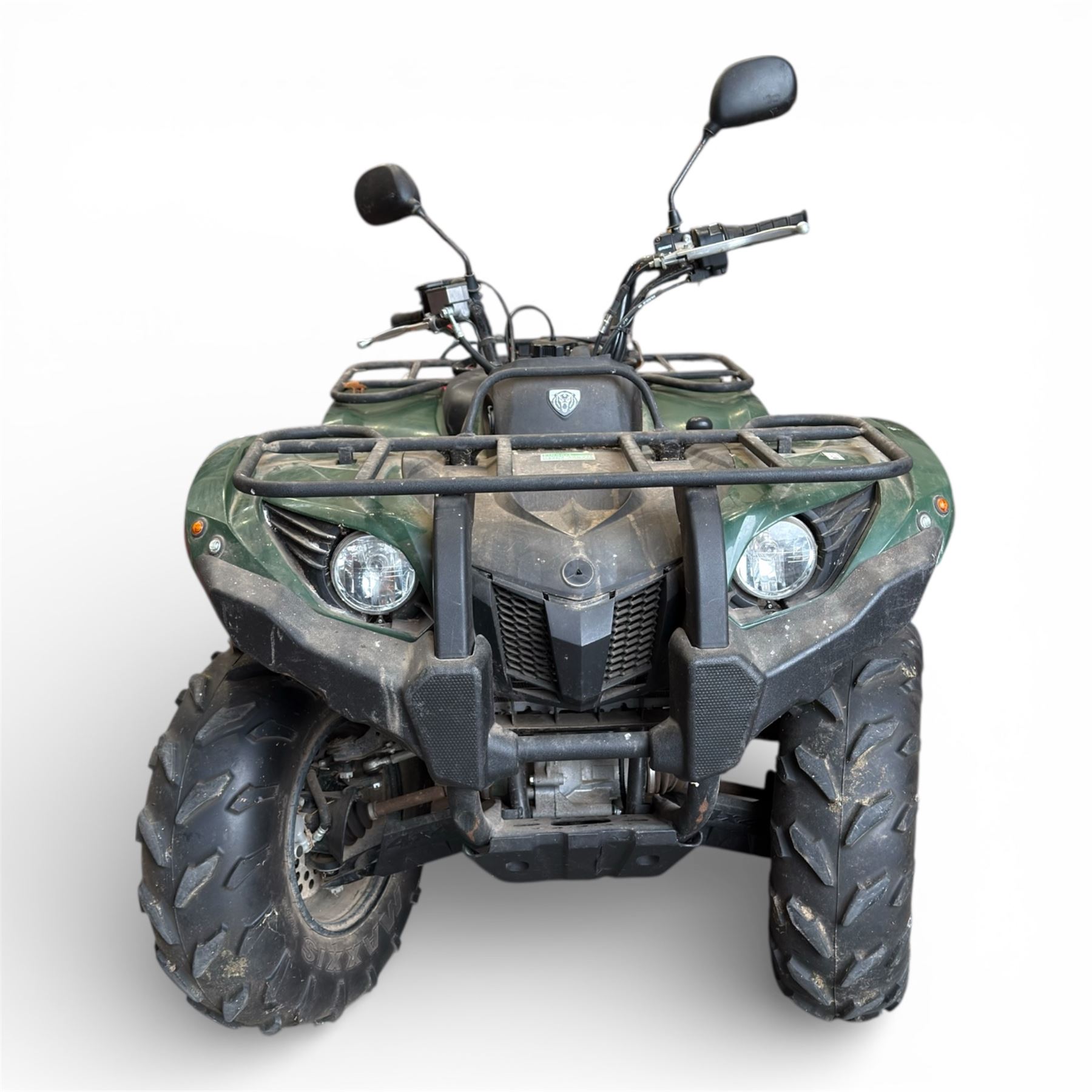 Yamaha Ultramatic Grizzly 450 Quadbike with rear mounted spreader (2012, 342 hours, 587 miles)