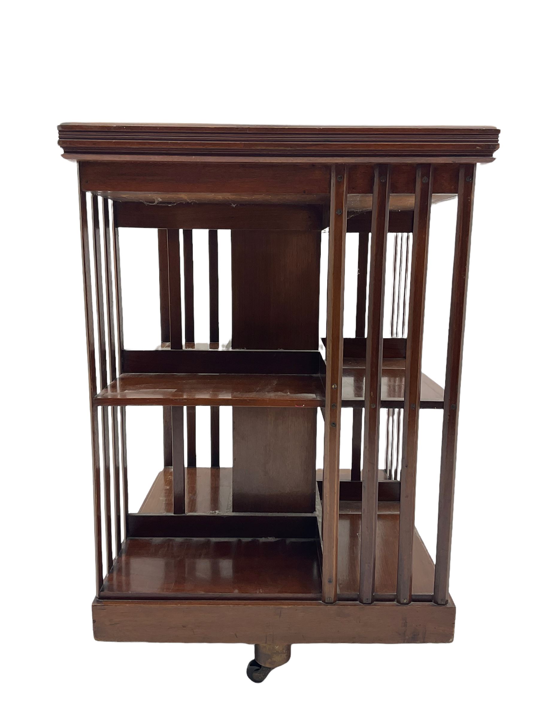 Edwardian mahogany revolving bookcase The Furnishings Sale