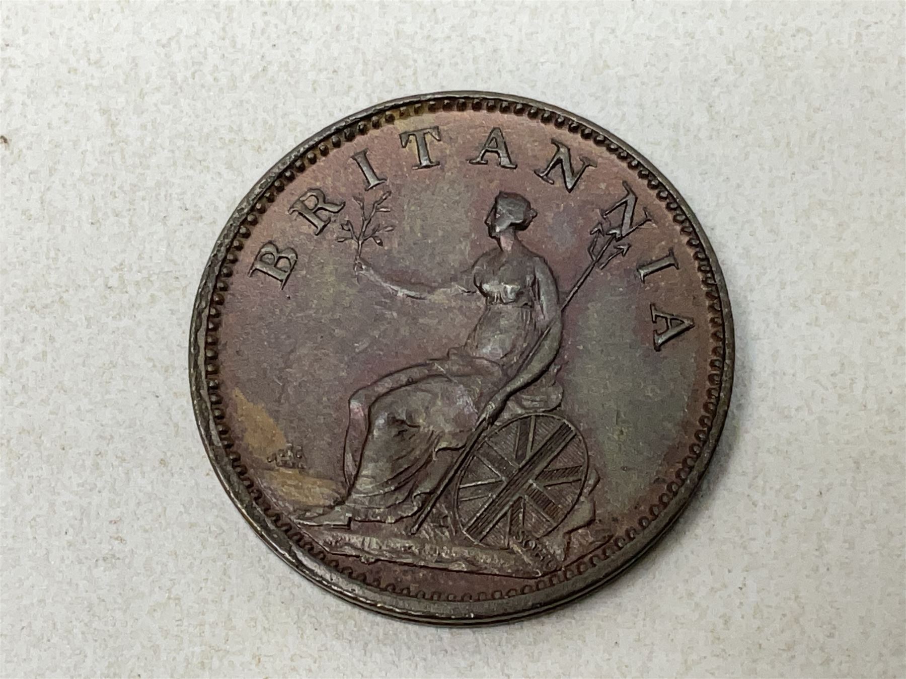 George III 1806 farthing coin