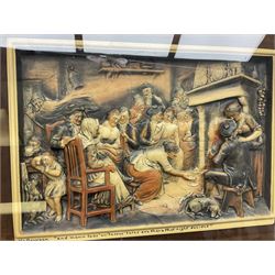 Arthur Osborne ivorex relief plaque, 'Halloween 