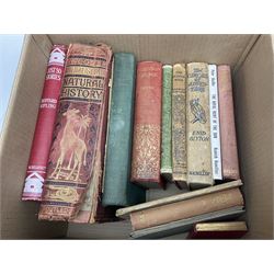 Silver and mother of pearl folding fruit knife together with a similar silver folding button hook, 19th century surgical knife in tortoiseshell cases by Krohne & Sesemann and three Hohner harmonicas, quantity of vintage child's games and toys to include cards, puzzles and misc, Rudyard Kipling, Wood's Illustrated Natural History, Twenty Poems from Rudyard Kipling First published in 1918 Methuen & Co Ltd, London, 1958 Observer cutting etc 