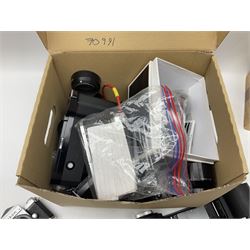 Nikon F-401 camera body, serial no. 2064766, together with Nikon Shutter Speed range, serial no.106395, and other Nikon equipment and camera bodies 