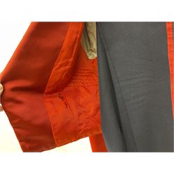 York and Lancaster Regimental mess uniform of jacket and trousers; together with Royal Artillery peaked cap