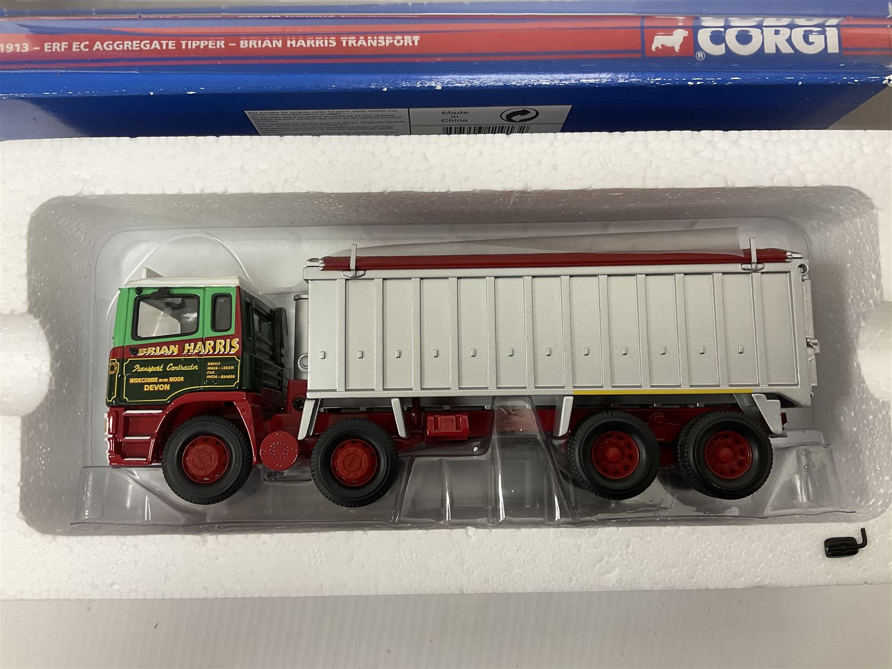 Corgi - four ‘Rigids’ limited edition 1:50 scale die-cast vehicles comprising CC14202 - Scania P Box Lorry Tunnock’s no.1035/1710; CC13515 - Volvo FM Fridge Lorry The Real McKay Ltd; CC13903 - Foden Alpha Curtainside Lorry Stan Robinson Ltd; CC11913 - ERF EC Aggregate Tipper Brian Harris Transport; all boxed (4)