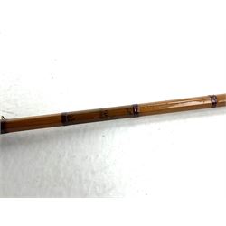 Hardy Bros Ltd Alnwick, 'The JJ Hardy Triumph' two piece palakona fly fishing rod
