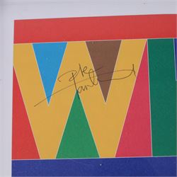 The WHO 'Then & Now' framed album insert, signed by Roger Daltrey and Pete Townshend, The WHO's Pete Townshend signed framed photograph, together with a  first edition of his autobiography 'Who I Am', largest frame H44cm