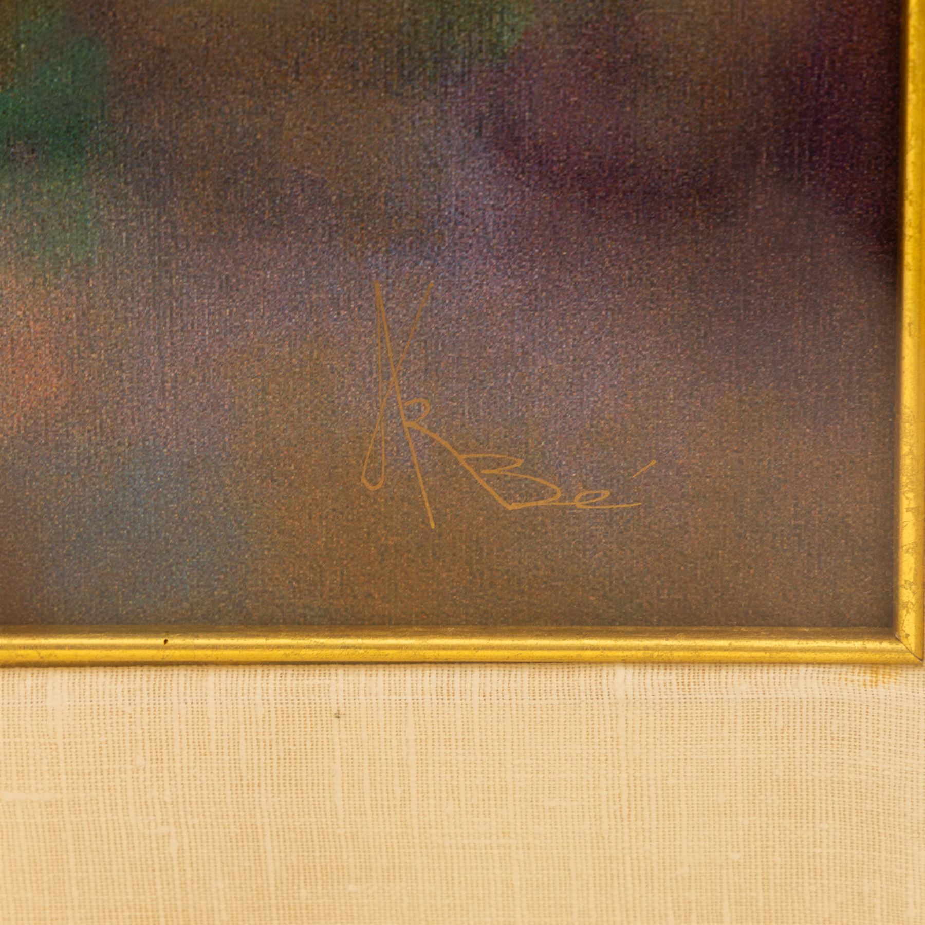 Ara Berberyan 'Arbe' (Armenian 1958-): 'Antanik', large limited edition giclée print signed and numbered 4/150 in pen 100cm x 75cm