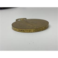 WW1 trio of medals comprising British War Medal, Victory Medal and 1914-15 Star awarded to S/4 091131 Pte. B.T. Day A.S.C.; and WW1 pair of medals comprising British War Medal and Victory Medal awarded to 240653 Gnr. E. Stephenson R.A.