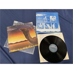 Camel vinyl LPs including 'Moonmadness', 'Mirage', 'Rain Dances', 'I Can See Your House From Here', 'Breathless', 'Nude' etc (10)