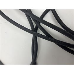 Shure SM58 Dynamic microphone; in original bag with paperwork; Shure Prologue 10H-LC Dynamic microphone; boxed; each with cable and tubular chrome adjustable stand (4)