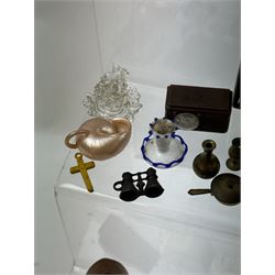 1930's dolls house accessories, including jugs, clocks, candlesticks etc   