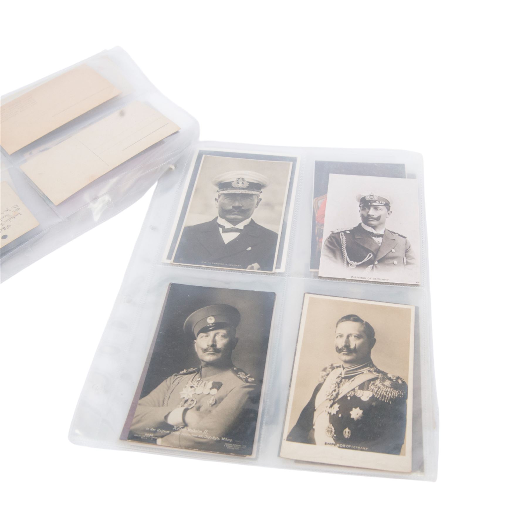 Thirty eight postcards of the Kaiser Wilhelm  