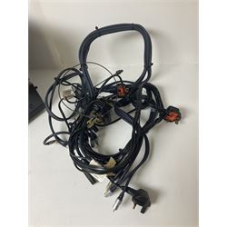 Hi-Fi equipment including Technics turntable SL-BD22D, Stereo Integrated Amplifier SU-A700MK3, Compact Disk Player SL-BD22D, with pair of Castle yew wood cased speakers