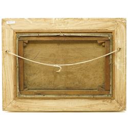 Owen Bowen (Staithes Group 1873-1967): Collingham Bridge Near Wetherby - West Yorkshire, oil on canvas signed and dated '28, 40cm x 60cm