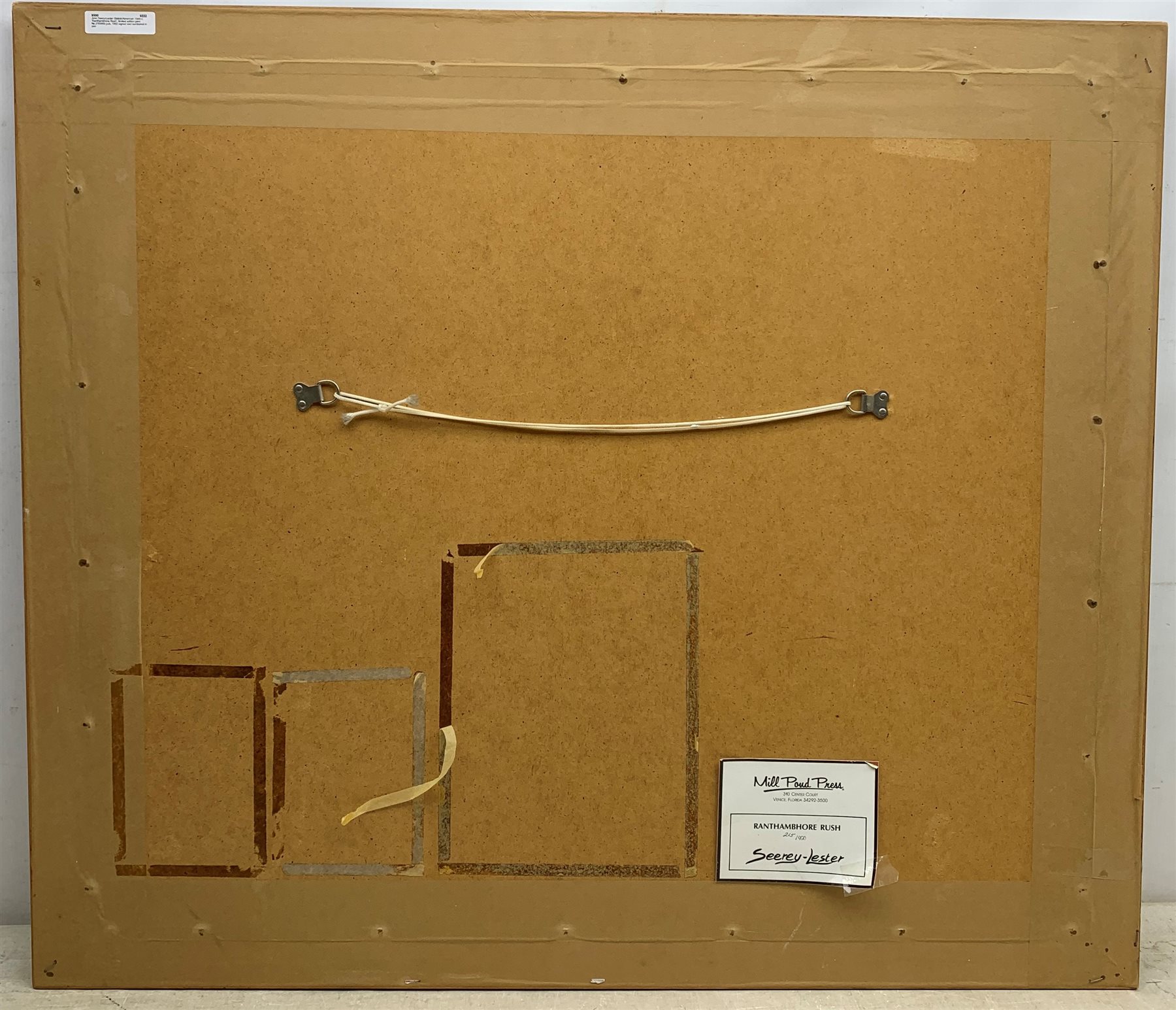 John Seery-Lester (British/American 1946-): 'Ranthambhore Rush', limited edition print No.215/950 pub. 1992 signed and numbered in pencil 58cm x 70cm