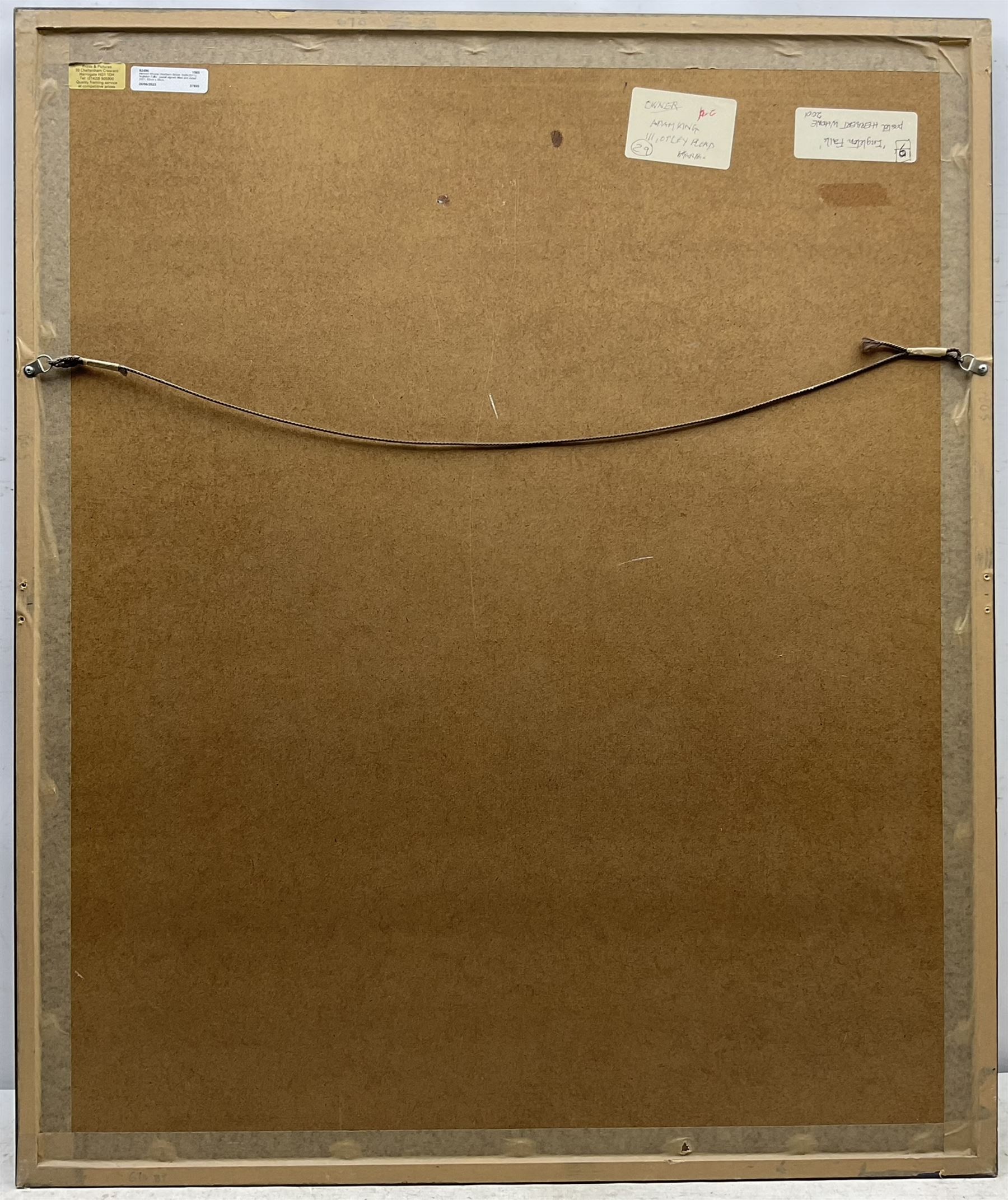 Herbert Whone (Northern British 1925-2011): 'Ingleton Falls', pastel signed titled and dated 2001, 62cm x 49cm