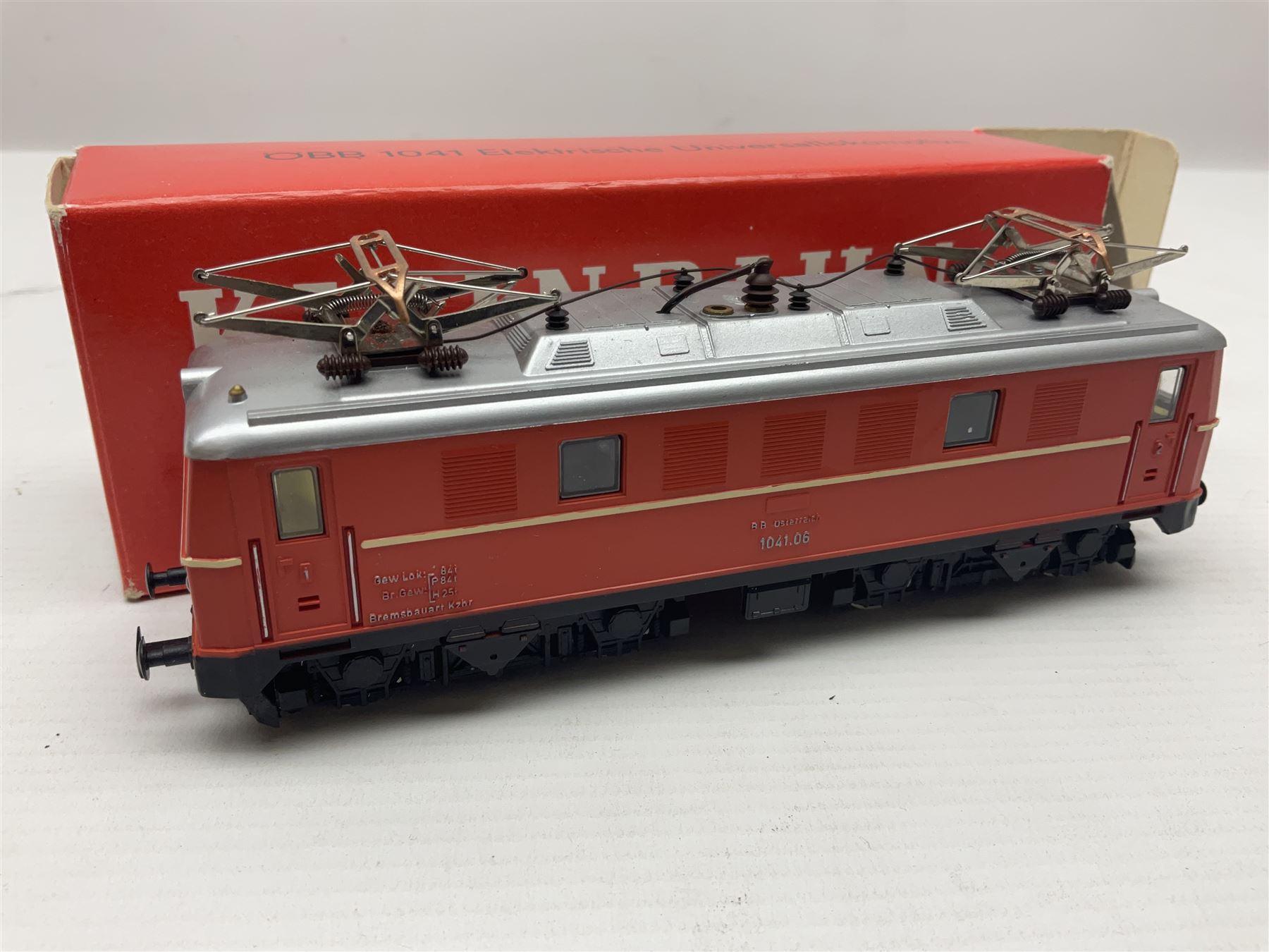 Kleinbahn HO gauge - three locomotives 2062 Diesel-Verschublokomotive; OBB 1041 Elektrische Universallokomotive; all  boxed (3)
