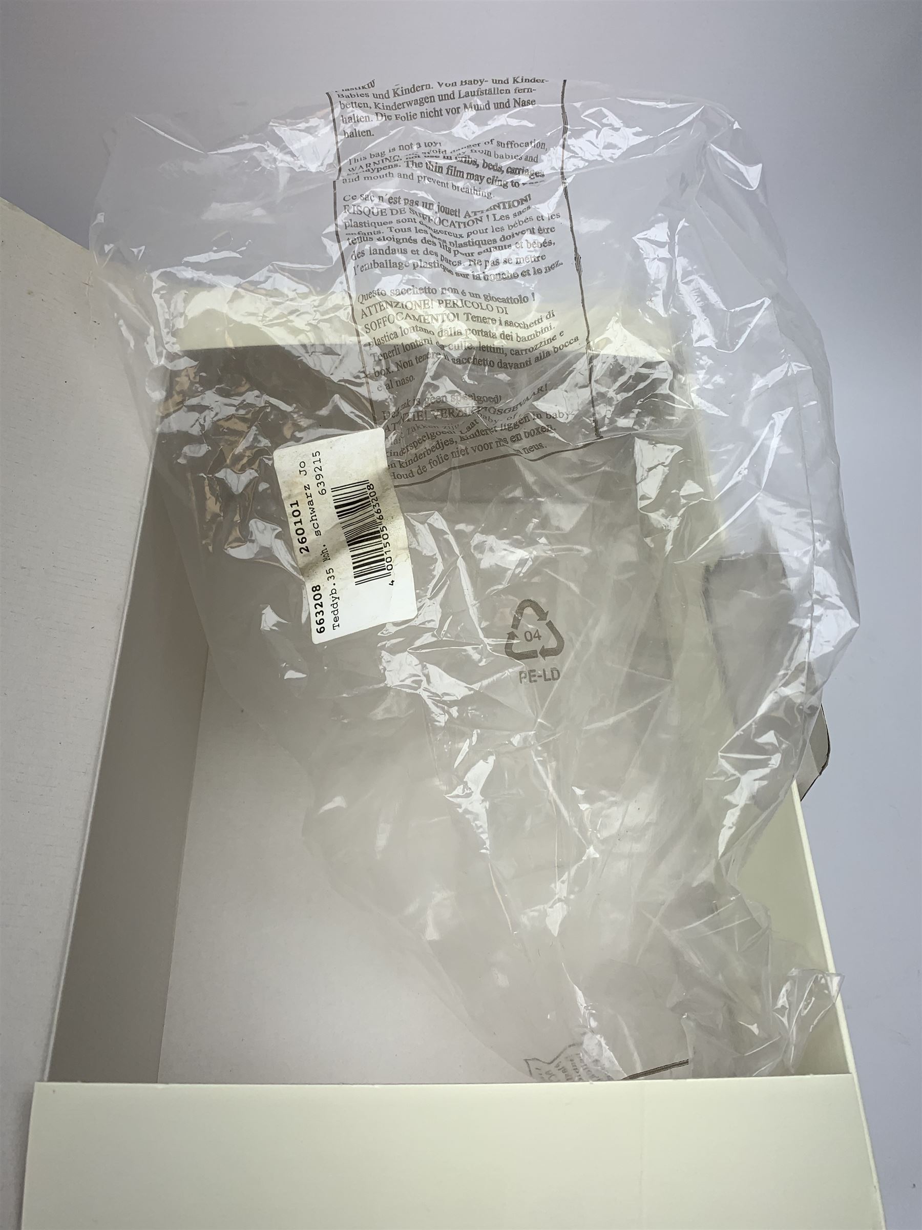 Modern limited edition Steiff teddy bear 'Joshua' No.846/5000 H35cm, boxed with certificate; and another Steiff teddy bear 'Fynn' H28cm in original  suitcase box with card labels (2)