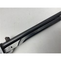 Early 20th century BSA Standard .177 Cal. Air Rifle (No.1), early A prefix number A67, with blued finish, top-loading, push-button underlever action, walnut semi-pistol grip stock with chequered BSA logo L101cm overall; with contemporary canvas case; NB: AGE RESTRICTIONS APPLY TO THE PURCHASE OF AIR WEAPONS.