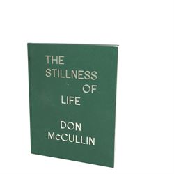 McCullin, Don: 'The Stillness of Life' signed first edition hardback, pub. Gost, London 2025, with a signed black and white photograph taken by David Bailey, photograph frame H29cm