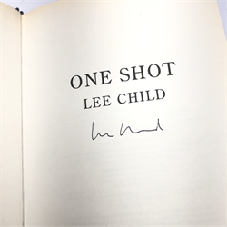  Signed first editions comprising Lee Child: One Shot, Persuader & Past Tense Daniel Cole: Ragdoll Joanne Harris: The Lollipop Shoes Matthew Reilly: Scarecrow (hardbacks) and Kate Ellis: The Marriage Hearse (paperback) (7)   