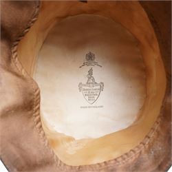 Herbert Johnson top hat, together with three bowler hats and two others