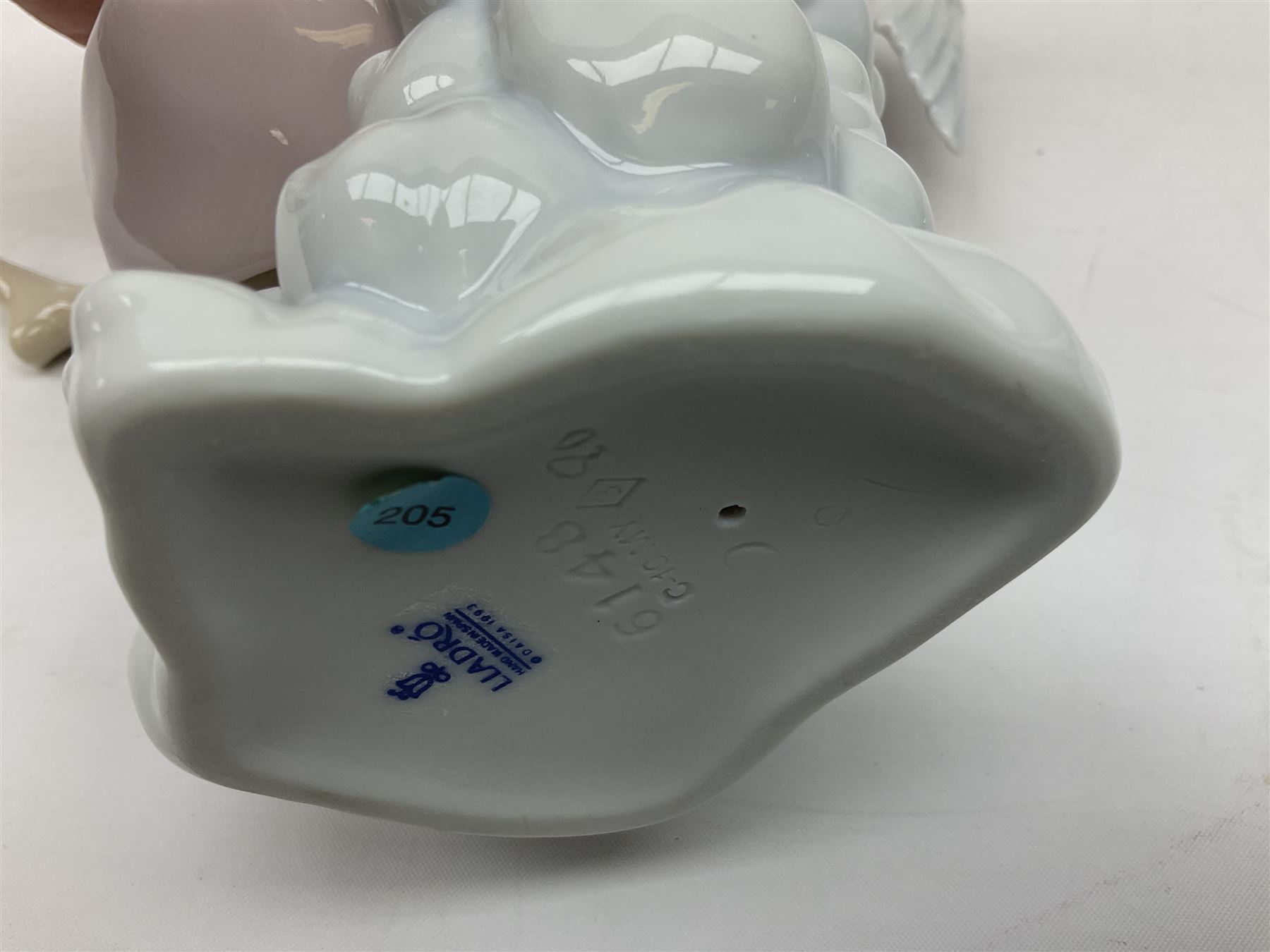 Lladro Season Angels set, comprising Spring Angel no 6146, Fall Angel no 6147, Summer Angel no 6148 and Winter Angel no 6149, all with original boxes, largest example 29cm