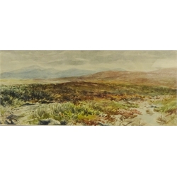  Thomas Collier (British 1840-1891): Moreland Landscape, watercolour signed 13cm x 30cm (MAO0403)  